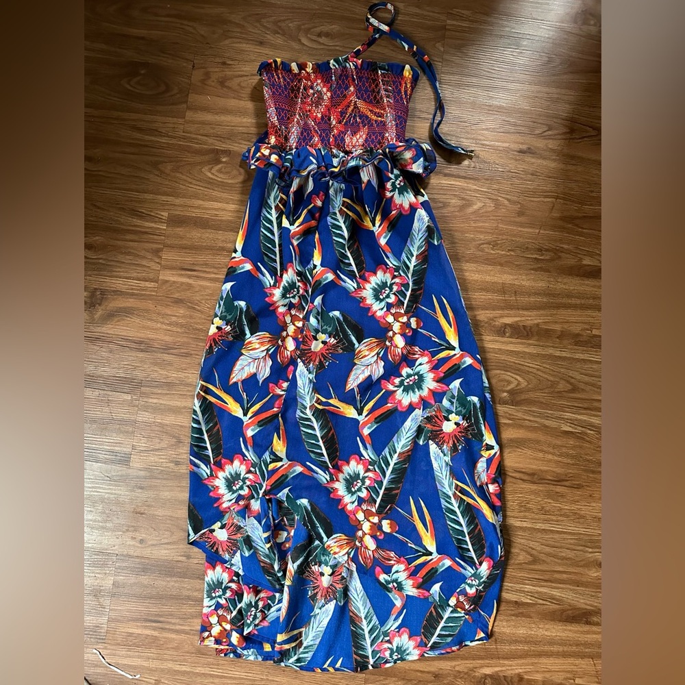 NWOT Anthropologie Maxi Dress Floral Print
